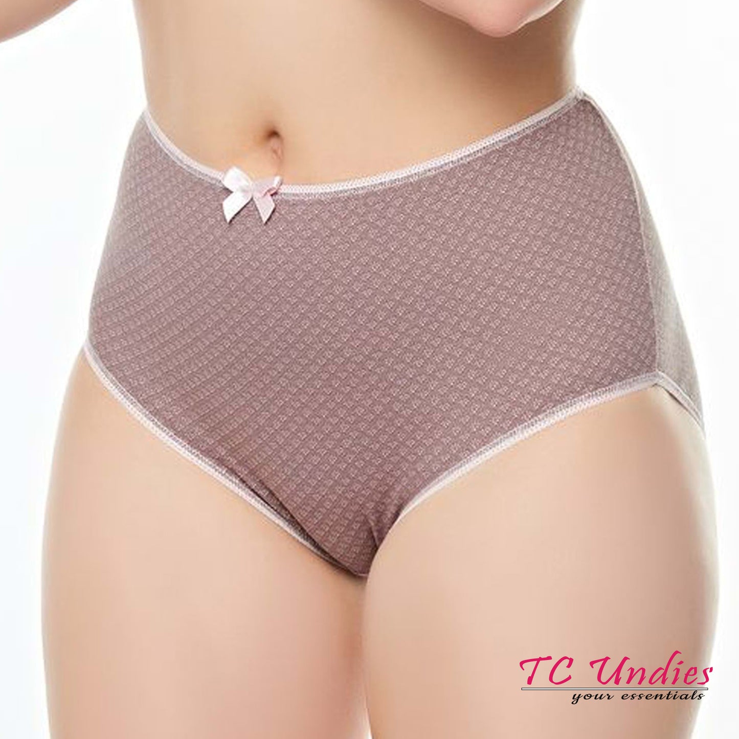 Pack of 4 High Waisted Cotton Brief