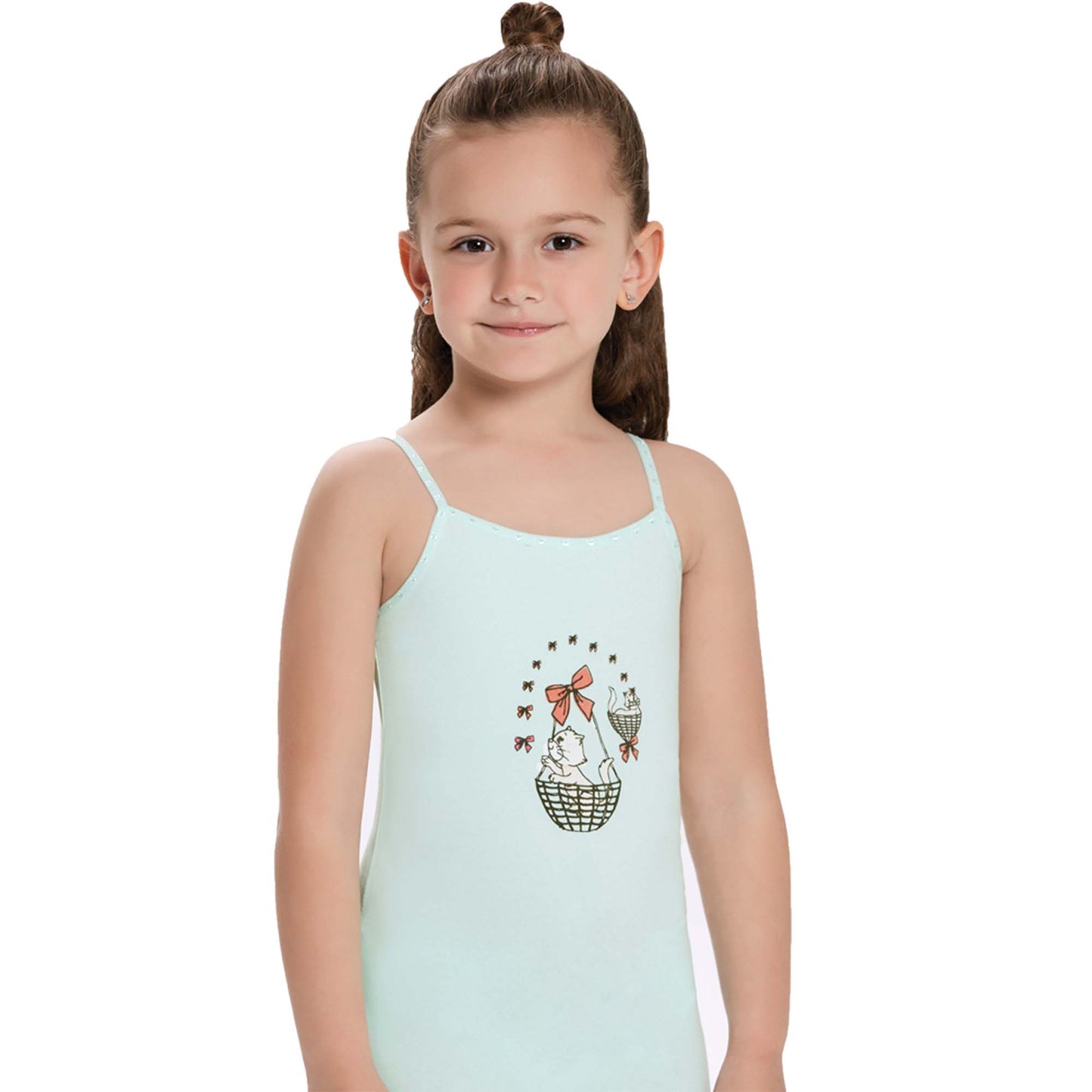 3 Pairs Girls Cotton Vests