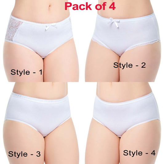 4 Pairs High Waist Modal Briefs