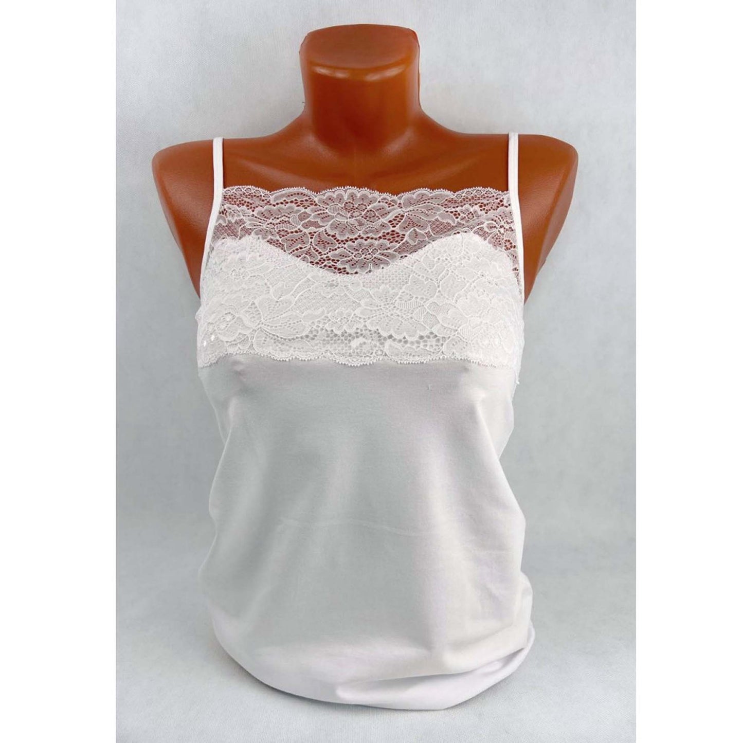 Modal Cami with Deep Lace