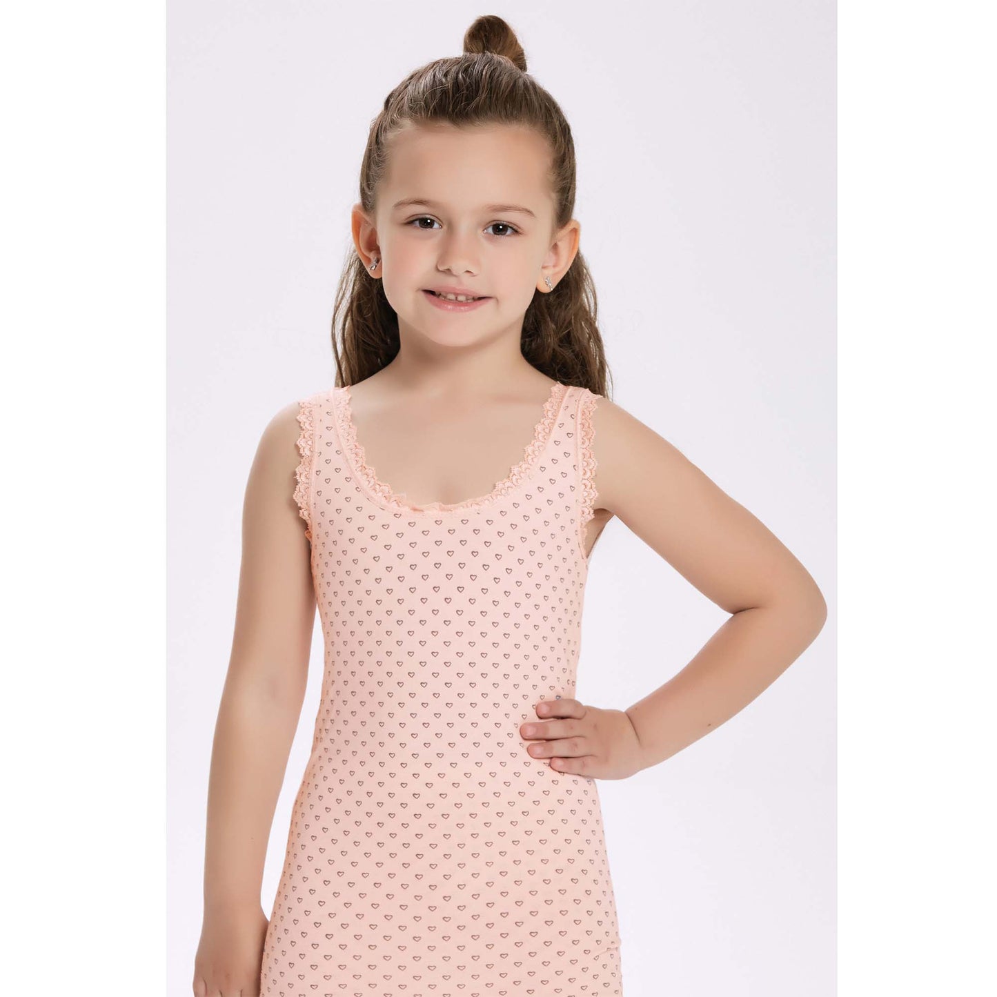 6 Pairs Girls Cotton Vests