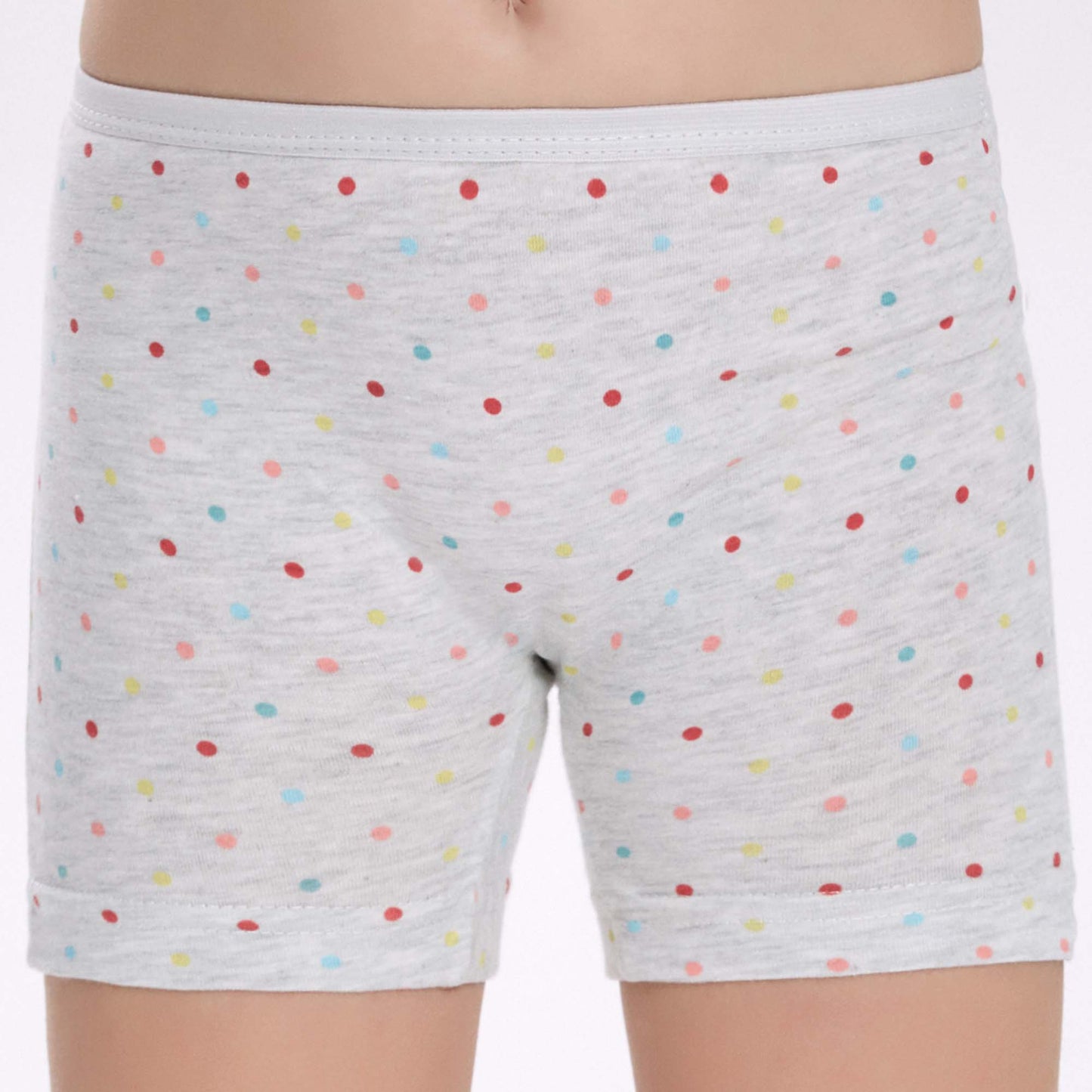 6 Pairs Printed Stretchy Cotton Boxers for Girls