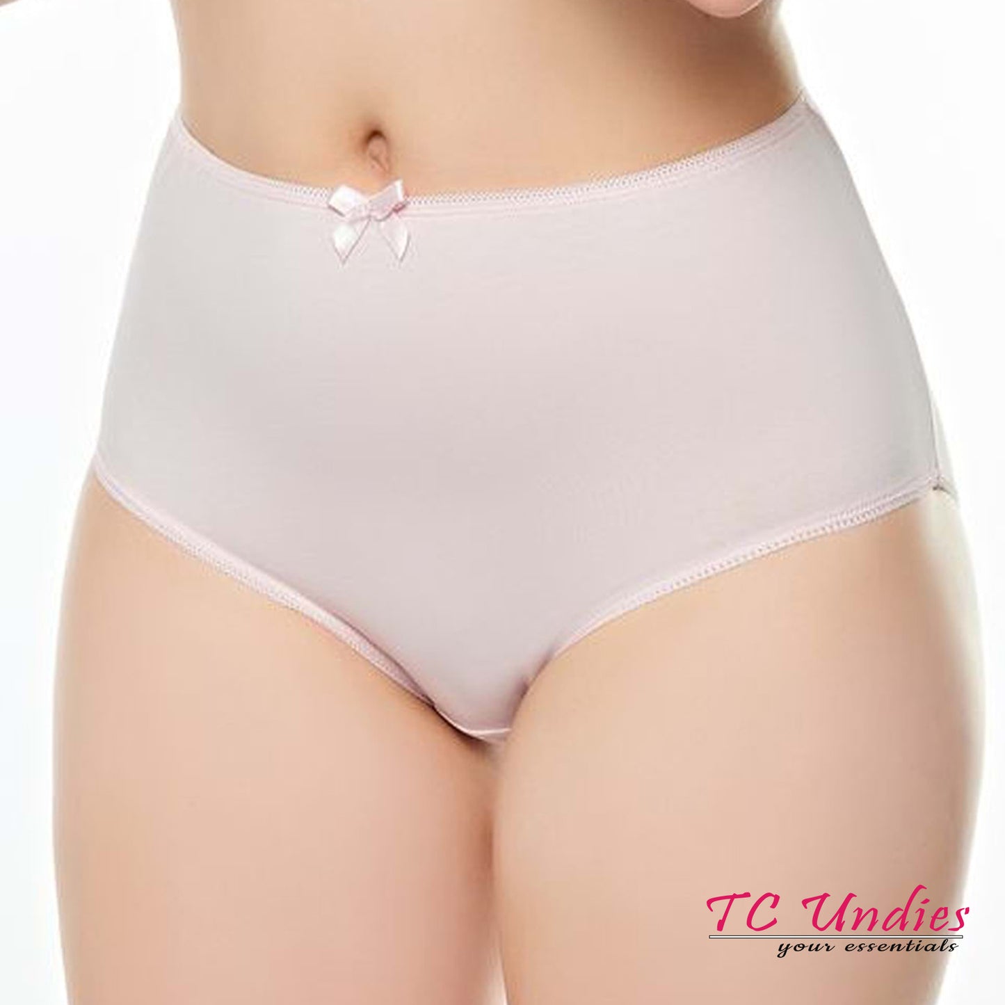 Pack of 4 High Waisted Cotton Brief