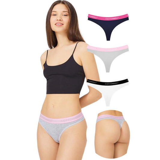 Basic Cotton Thong