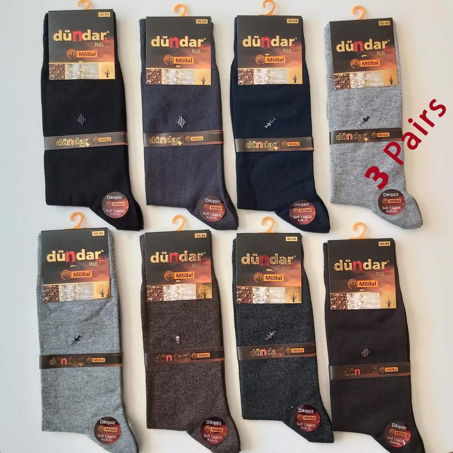 3 Pairs Men Exclusive Seam Free Micro MODAL Winter Socks