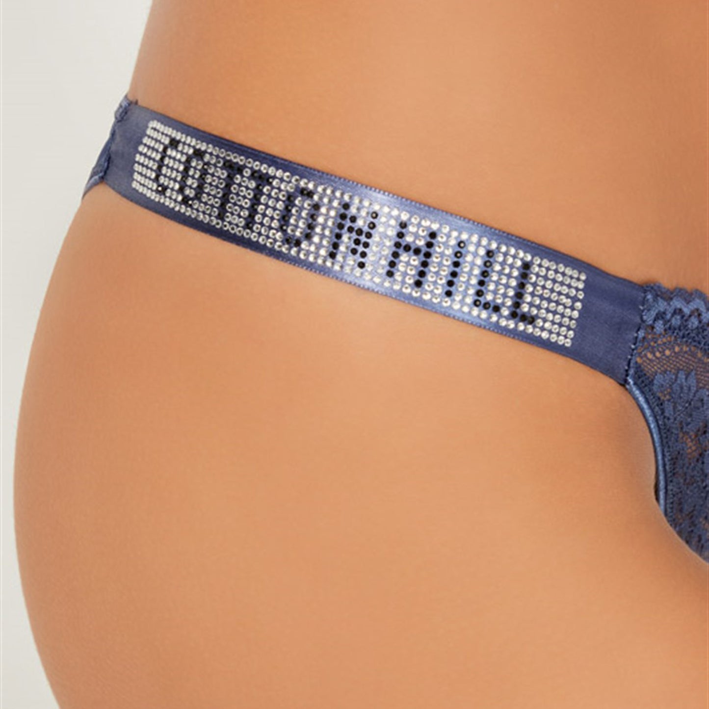 Women Brazilian Panty with Cottonhill Logo Rhinestone Waistband CH6072 -  Cottonhill - Wholesale B2B - The SHOwP