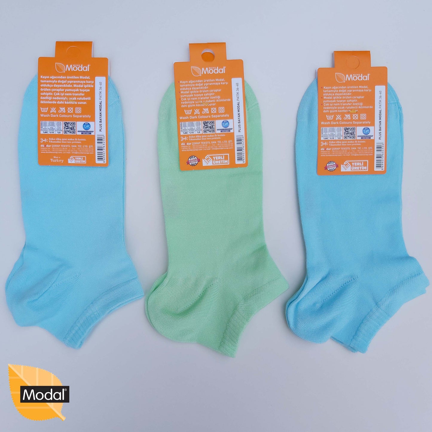 2 Pairs Womens Low Cut MODAL Socks Anti-Bacterial