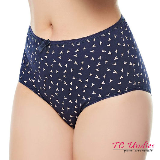 Pack of 4 High Waisted Cotton Brief