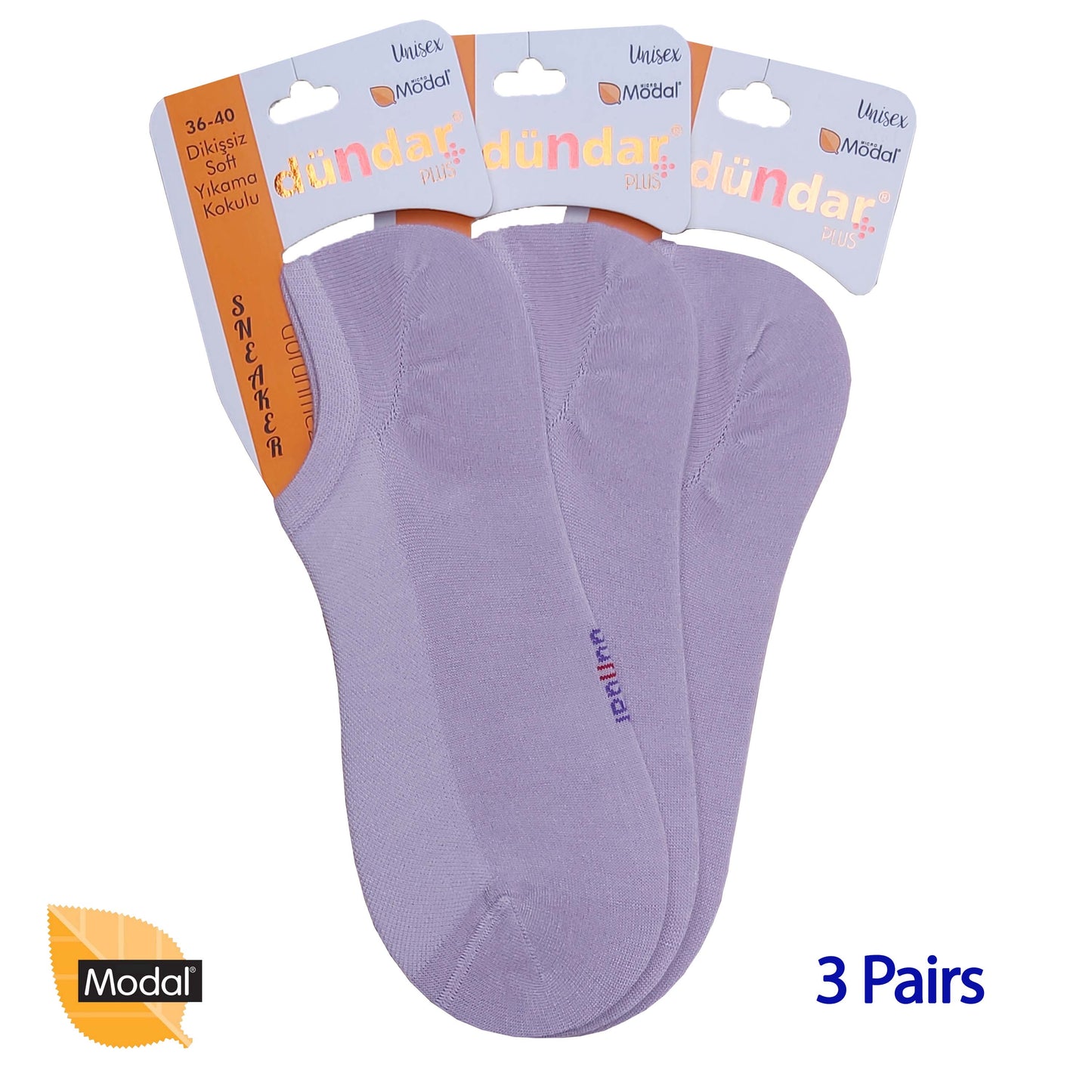 3 Pairs Low Cuts Socks Seamless MODAL Ankle Socks