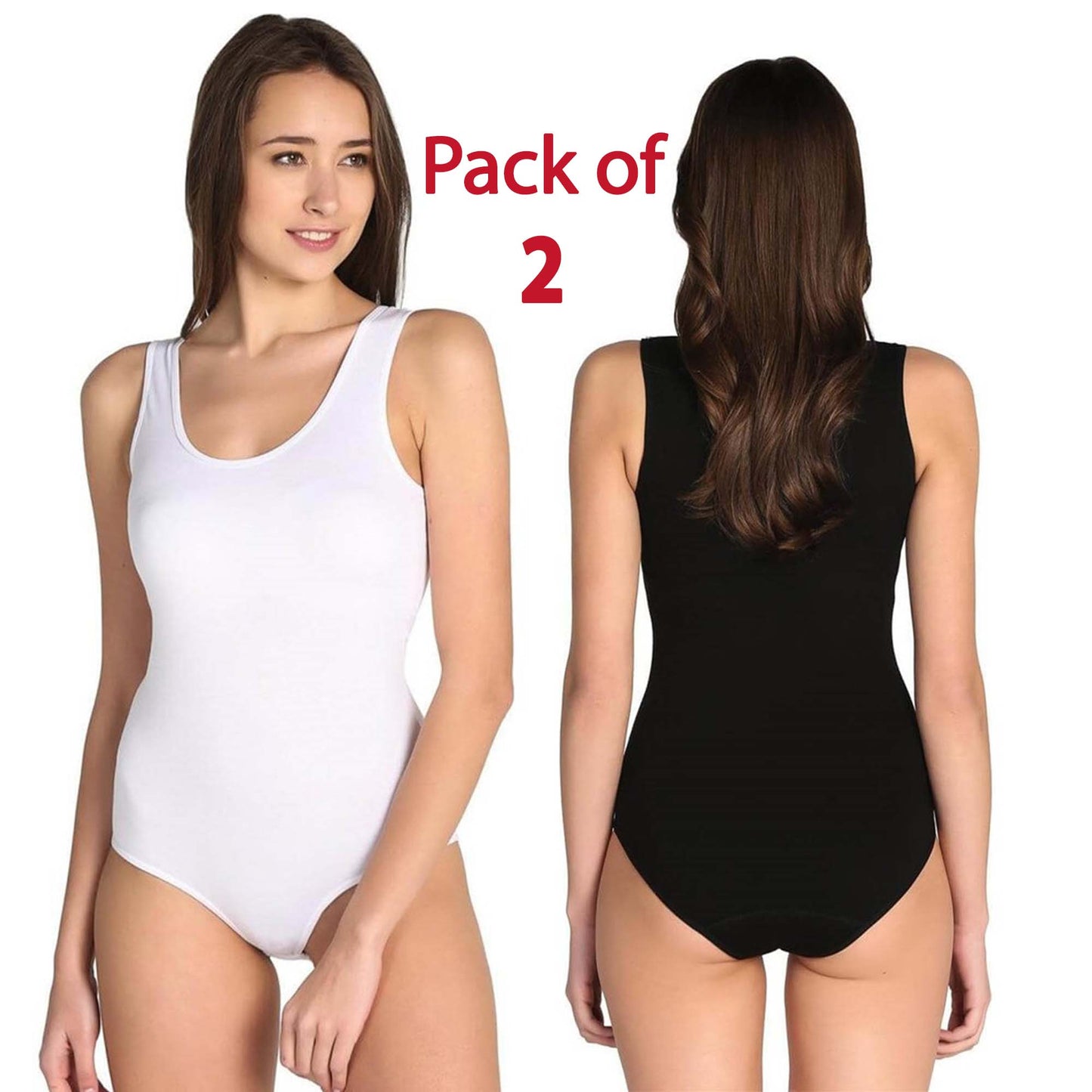 2 Pairs Modal Bodysuit