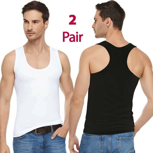 2 Pairs Men Racer Back Vests