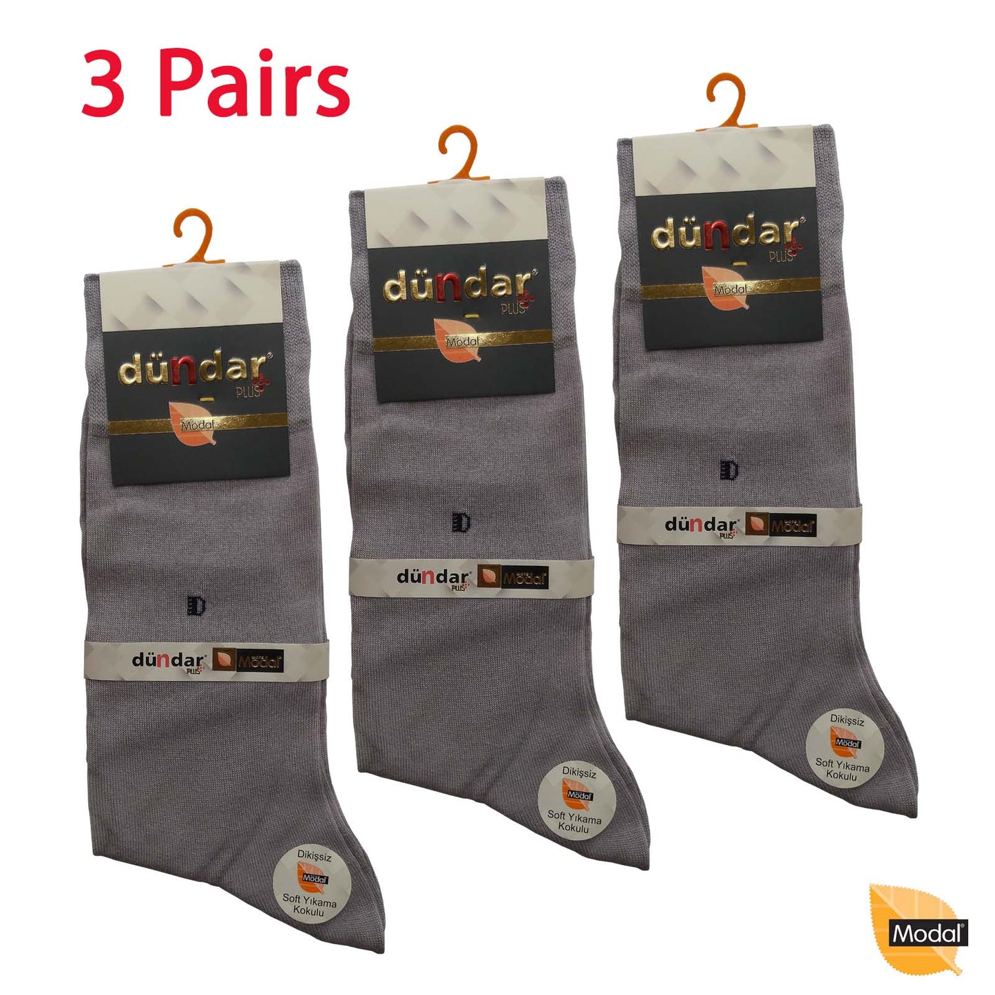 3 Pairs Men Micro Modal Exclusive Socks