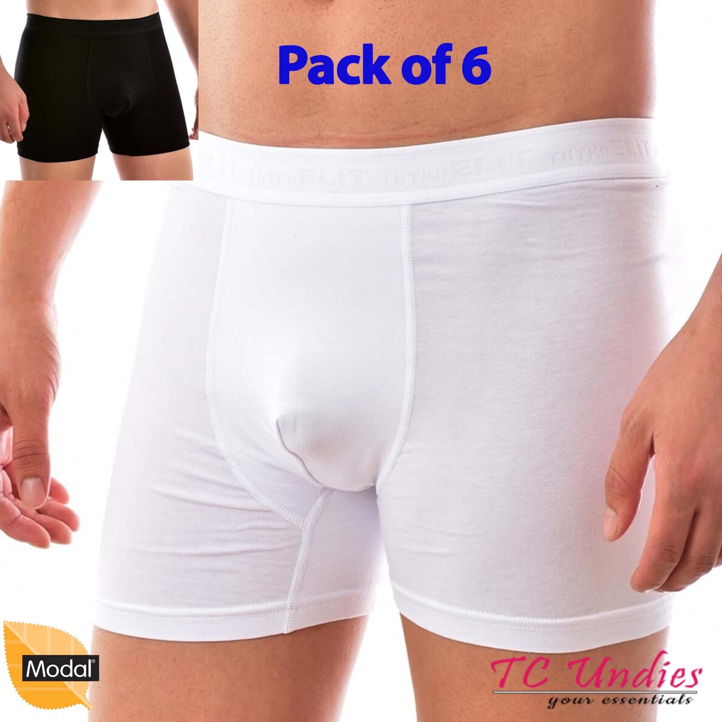 6 Pack Men Modal Boxers