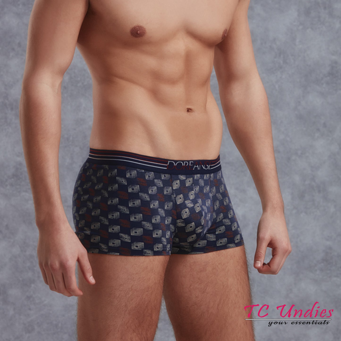 Modal Boxer Shorts Reflection Print