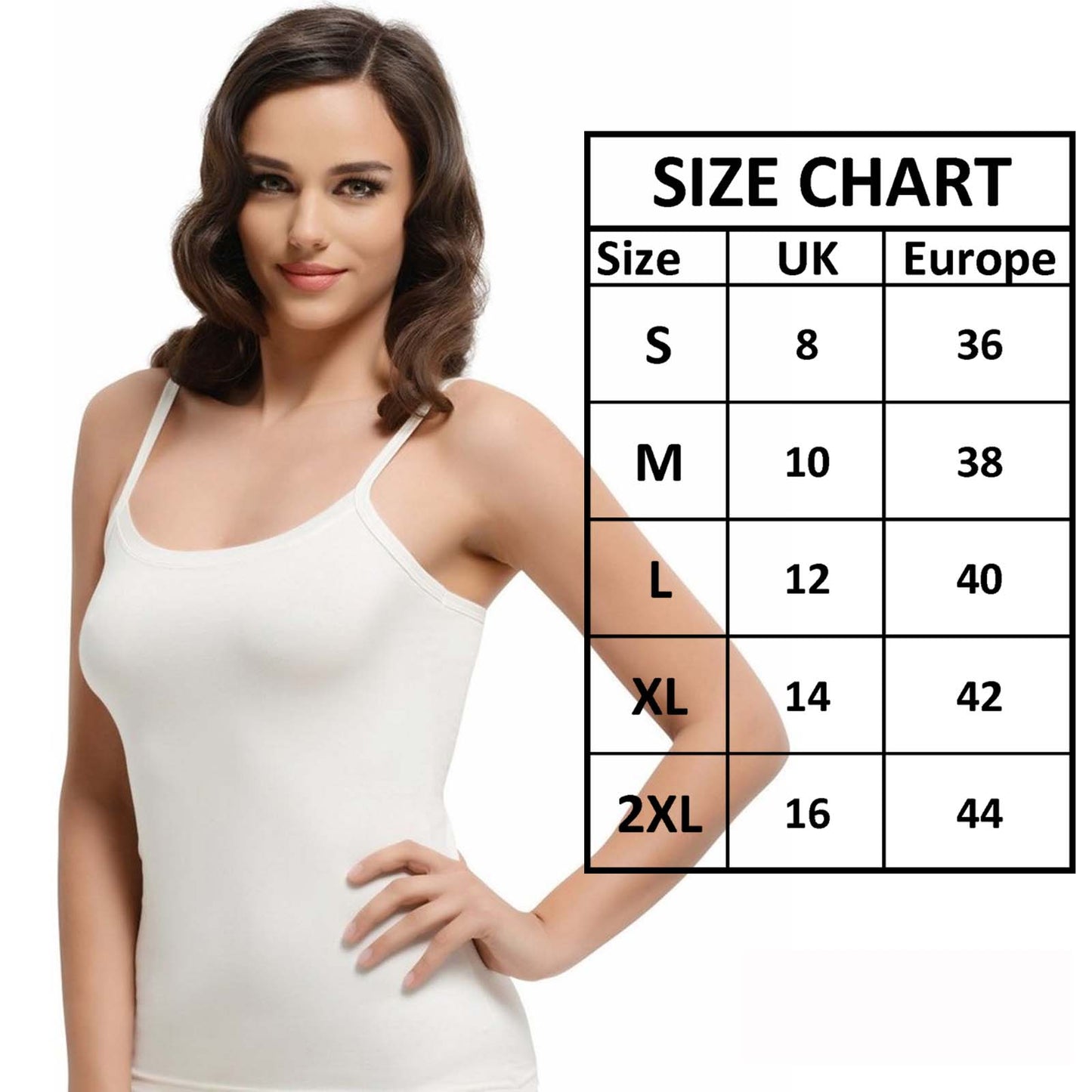 Modal Cami Plain and Stretchy