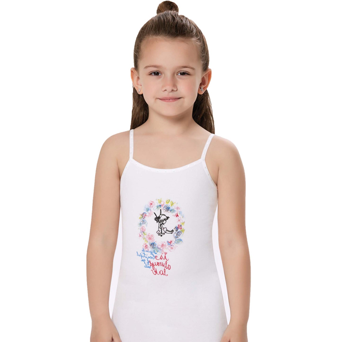 3 Pairs Girls Cotton Vests