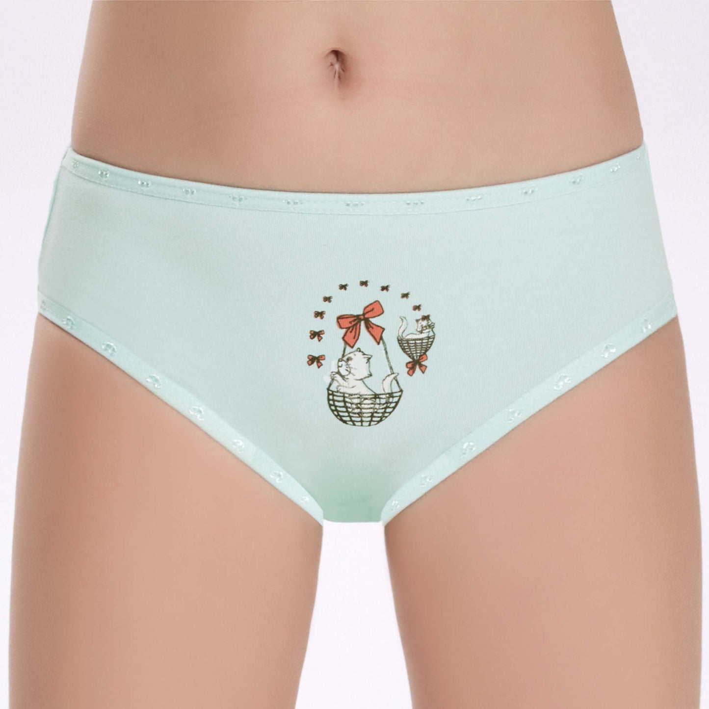 6 Pack Girls Cotton Briefs