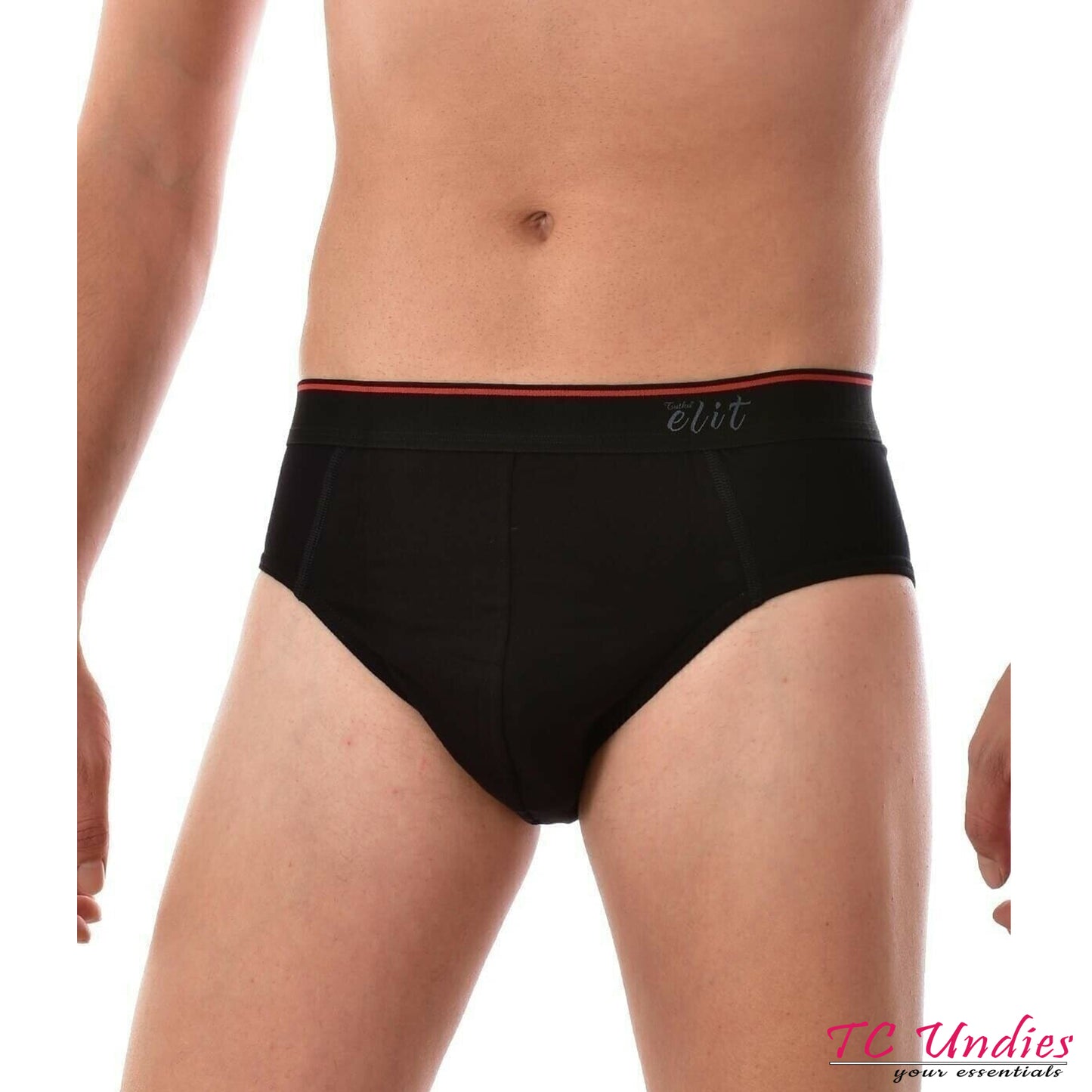 Men Cotton Slips with Elastic Waistband